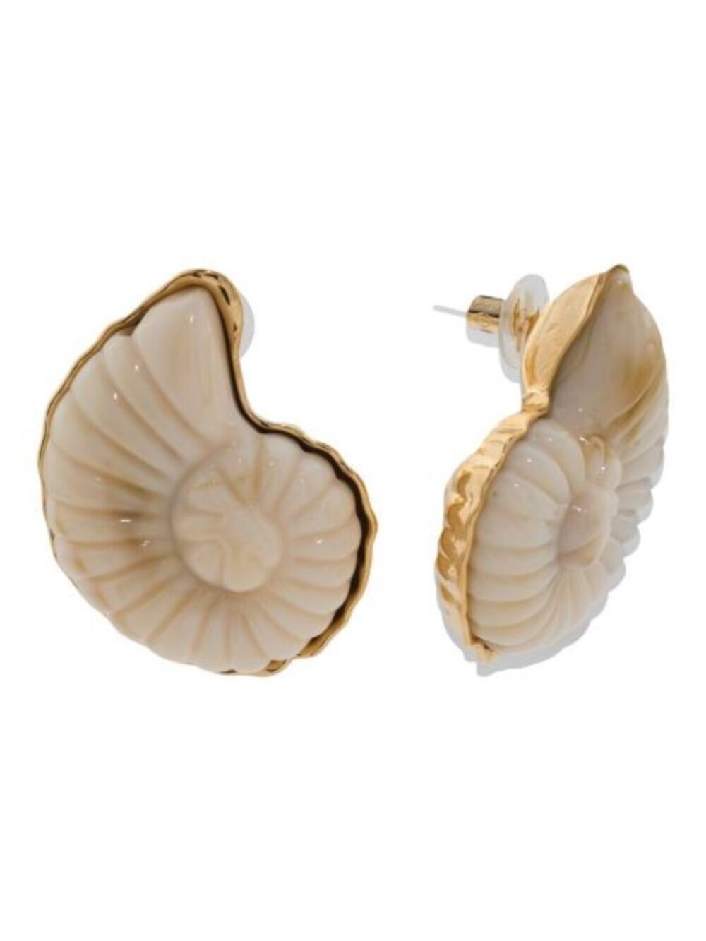 DANNIJO Charlotte Ivory Shell Earrings